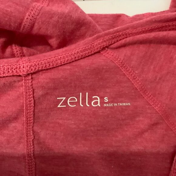 Zella V-Neck Lightweight Hoodie Pullover Women Small Athleisure Athletic Active - Picture 5 of 8